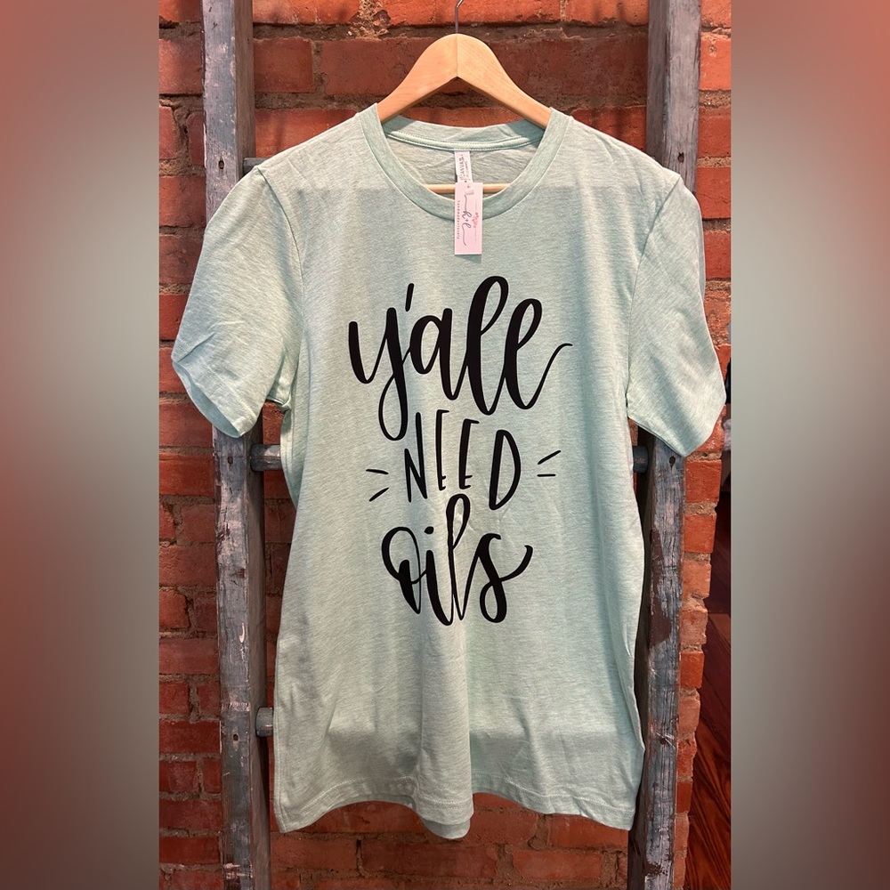 Essential Oils Shirt, Y’All Need Oils TShirt Size M